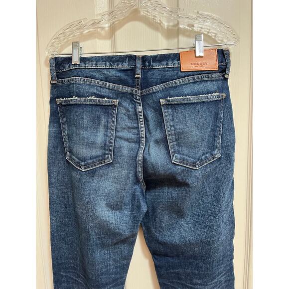 Moussy Vintage Dark Wash Straight Leg Denim Jeans 29 Made in Japan - Picture 4 of 11